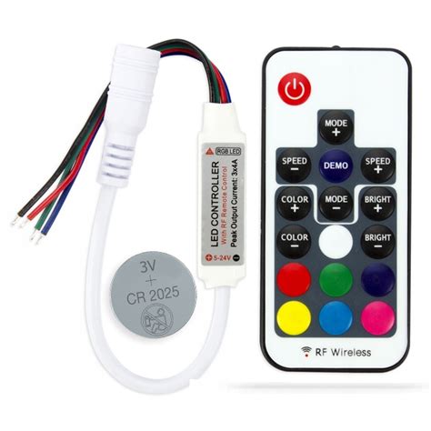 KONTROLER STEROWNIK RF RGB 17 DO TAŚM LED RGB 12A 0815 Cena Opinie