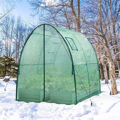 Ohuhu Portable Tunnel Greenhouse Outdoor Heavy Duty Small Walk In