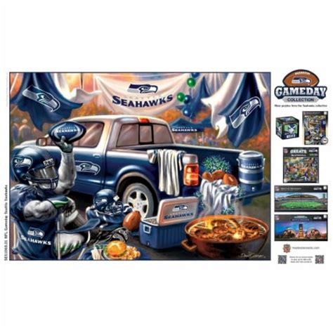 Masterpieces 1000 Piece Jigsaw Puzzle For Adults Nfl Seattle Seahawks