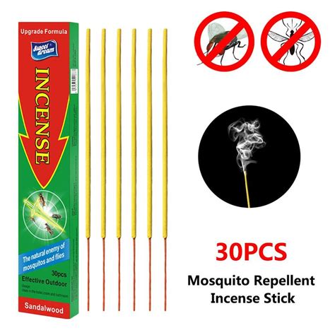 30pcs Box Mosquito Repellent Incense Stick Safe Natural Anti Moustique Garden Camping Flies