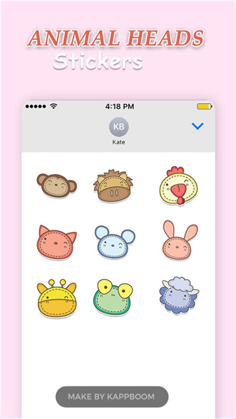 App Shopper: Cute Animal Emoji Stickers (Stickers)