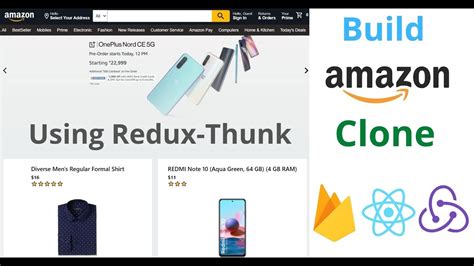 Build Full Stack Amazon Clone Application With React Redux Thunk