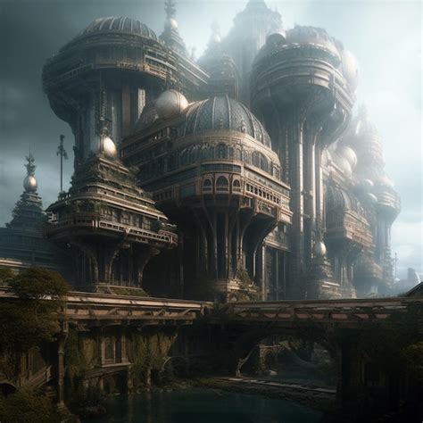 Futuristic Fantasy Castle