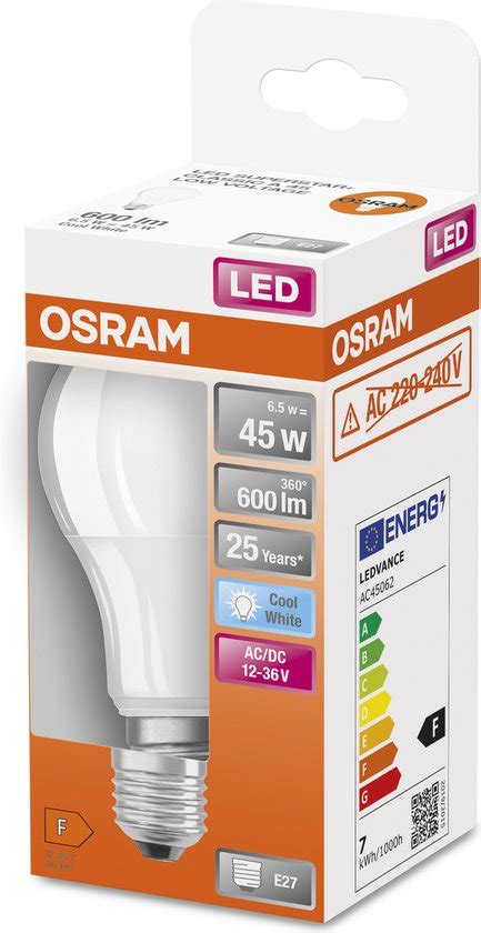 Osram Led Star Classic Led E Peer Mat W Lm Cool White