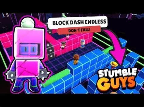 Jugando Partidas De Block Dash Endles Word R Cord Stumble Guys Youtube