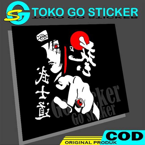 Jual Sticker Itachi Cutting Sticker Stiker Anime Sticker Anime