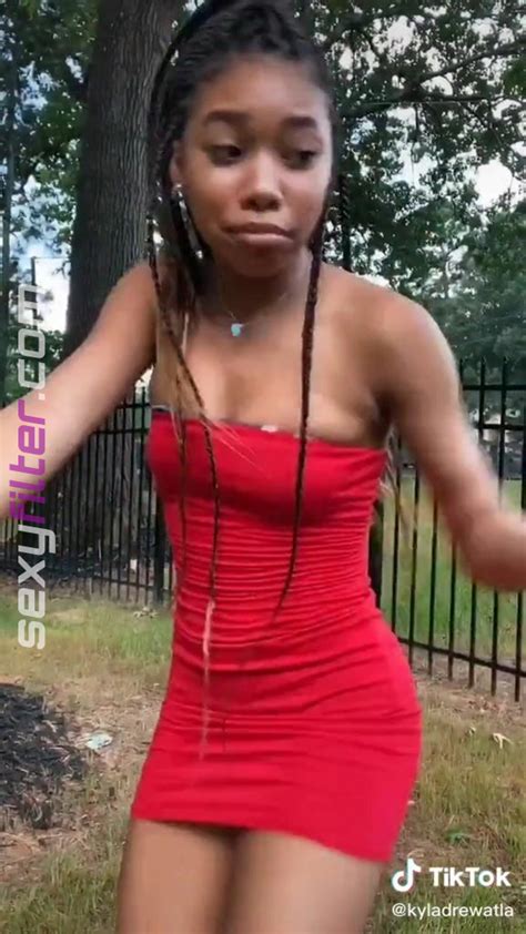 Sexy Kyla Drew Simmons In Red Dress And Bouncing Tits Sexyfilter
