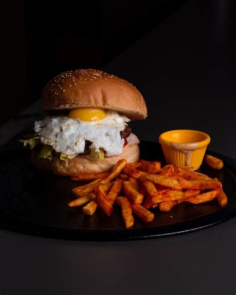 Premium Photo Egg Burger