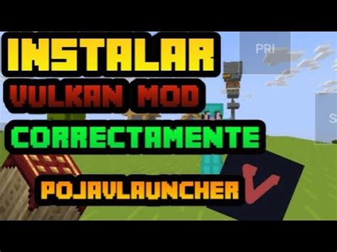 Como Instalar El Vulkan Mod Correctamente Sin Errores En Pojavlauncher