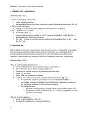 1 Homeostasis And Endocrine Control Guide F19 Docx Module 1