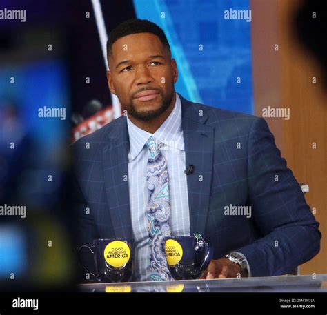 Good Morning America Cast PICTURED Michael Strahan LOCATION New