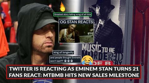 Report Eminem Mtbmb Hits New Sales Milestone Twitter Is Reacting As