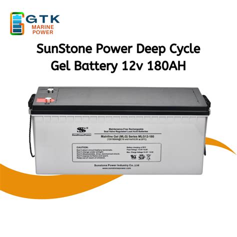 SunStone Power Deep Cycle 12V 180AH Gel Battery Great Deals FREE