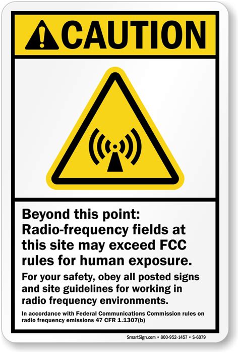 Beyond This Point Radio Frequency Fields At This Site May Exceed Fcc Rules For Human Exposure