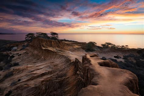 broken, Hill, San, Diego, Torrey, Pines, Ocean, California, Beach ...