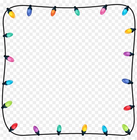 Free Download Hd Png Christmas Lights Border Png Images Toppng