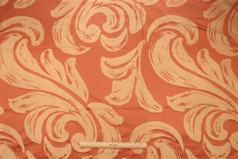 1 25 Yards Fonthill Duquette Silk Blend Damask Decorator Fabric In