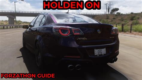 Forza Horizon 5 Forzathon Guide Holden On 2014 Hsv Gen F Gts