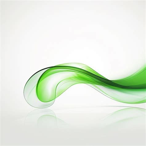 Premium Photo Abstract Green Wave Background Dynamic Shapes