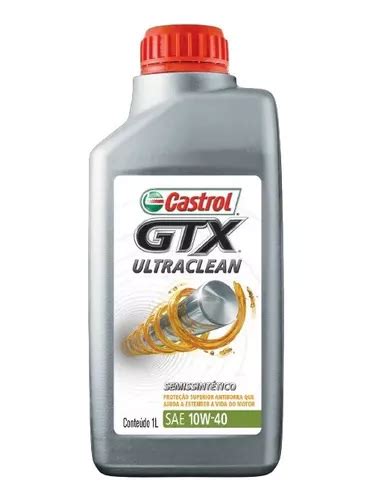 Óleo Para Motor Castrol Sae 10w40 Castrol Ultraclean 1 Litro