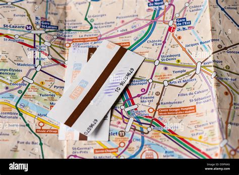 Paris metro tickets hi-res stock photography and images - Alamy