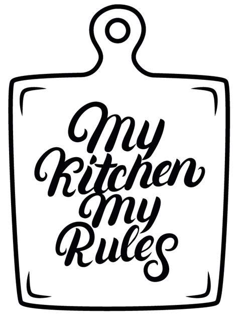 Sticker Mural Cuisine Ma Cuisine Mes R Gles Tenstickers