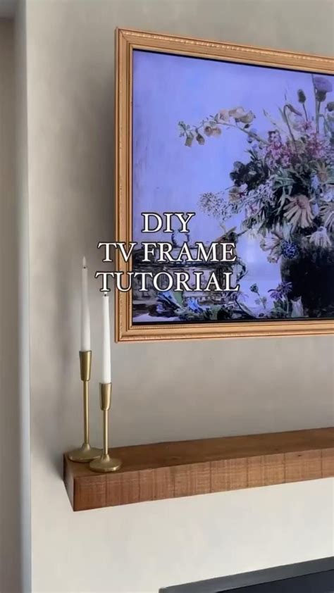 How To Make A DIY Decorative Frame For Your TV Hamilton Park Home