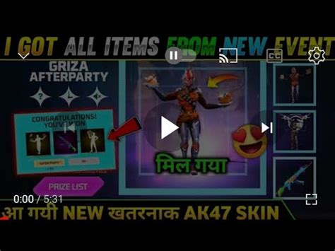 I Got New Legendary Emotes New Ak47 Skin Free Fire New Event