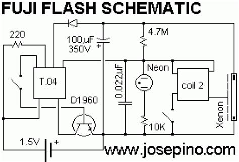 Camera Flash Circuit Schematic