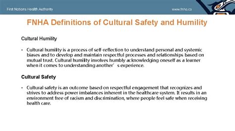 First Nations Health Authority Cultural Safety And Humility