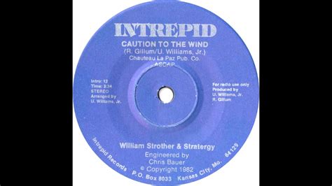 William Strother Stratergy 1982 Caution To The Wind YouTube