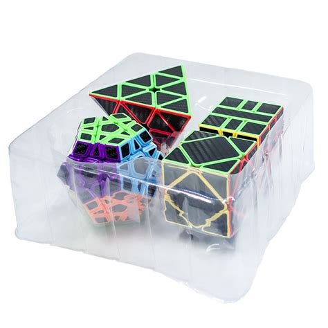 Ripley PUZZLE PACK CUBOS WCA MOYU MEILONG CARBONO