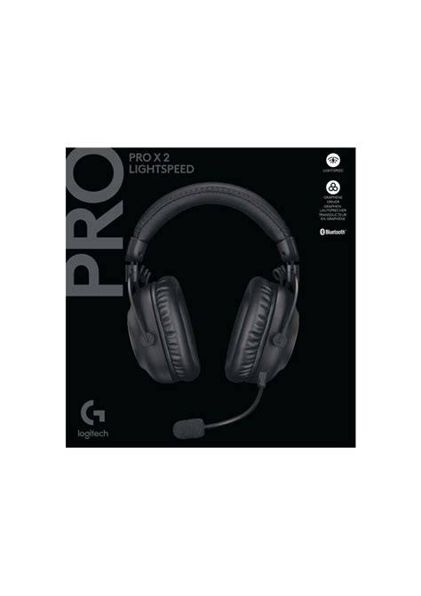 Buy Logitech - PRO X 2 LIGHTSPEED Wireless Gaming Headset, Black - Free ...