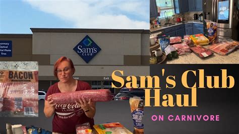 Sam S Club Carnivore Grocery Haul Youtube