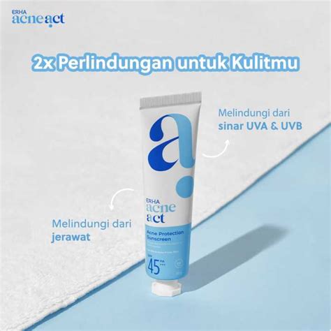 ERHA Acneact Acne Sun Friendly Spf 30 Pa 30G Lazada Indonesia