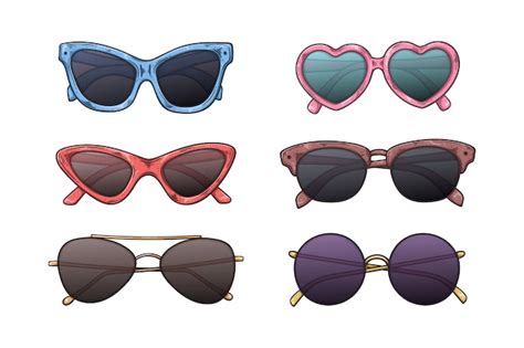 Premium Vector Vector Sketch Sunglasses In Vintage Style