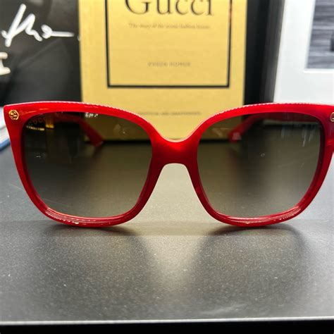 Red Gucci Sunglasses - Gem