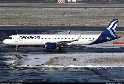 SX NAH Aegean Airlines Airbus A321 271NX Photo By Michael Stappen ID