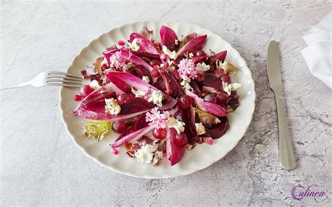 Rode Salade Met Roodlof Biet En Blauwe Kaas Culinea Nl