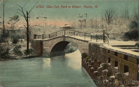 Glen Oak Park in Winter Peoria, IL