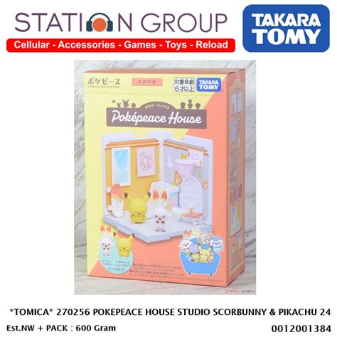 Jual TOMICA 270256 POKEPEACE HOUSE STUDIO SCORBUNNY PIKACHU 24