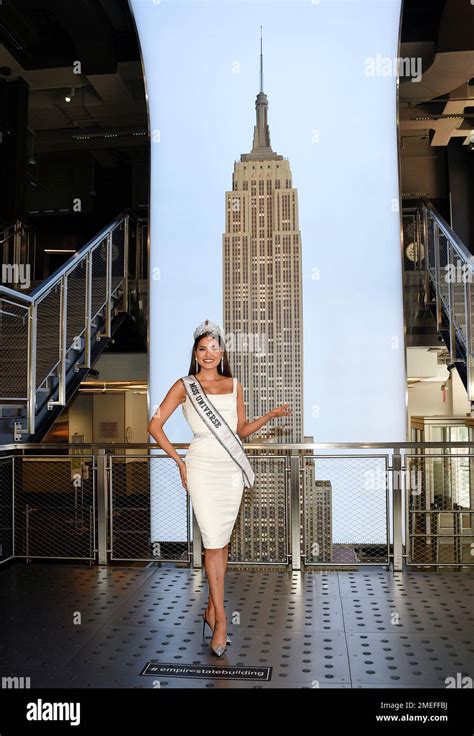 Newly Crowned Miss Universe Andrea Meza Of Mexico Poses For The Media