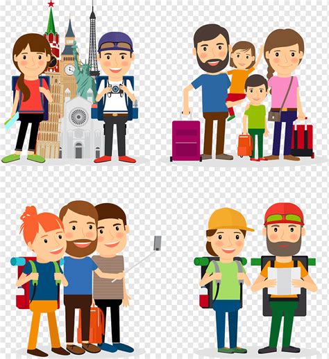 Ilustraciones De Personas Viajando Png Pngwing