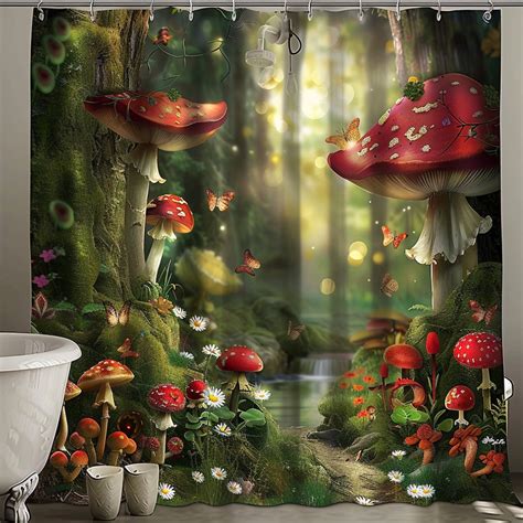 Transform Your Bathroom Into A Hyperrealistic Mushroom Forest With Our