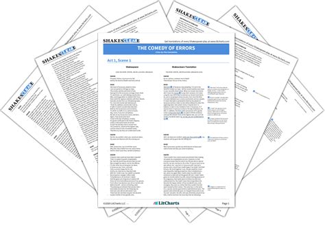 The Comedy of Errors Character Analysis | LitCharts