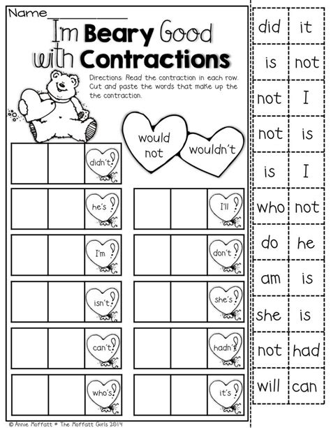 19 Cut And Paste Worksheets For First Grade Free Pdf At