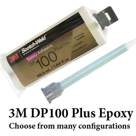 3M Scotch-Weld DP100 Plus Clear - 4 Minute Flexible Fast Set Epoxy ...