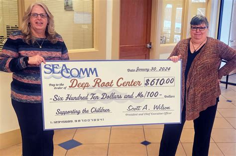 Deep Root Center In Canton Gets Donation From SeaComm North Country Now