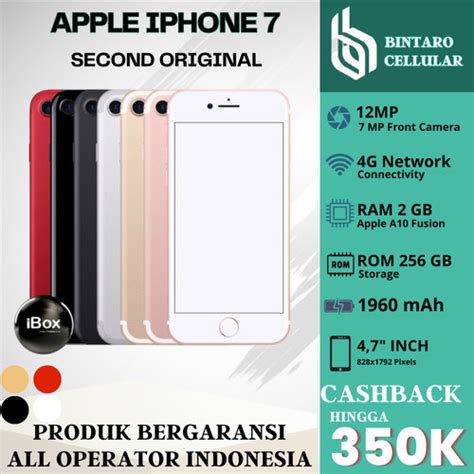 Jual IPHONE 7 128GB Second Original Apple Garansi Resmi Not 7 Plus