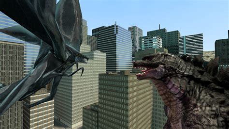 Godzilla Vs Muto By Manzilla80 On Deviantart